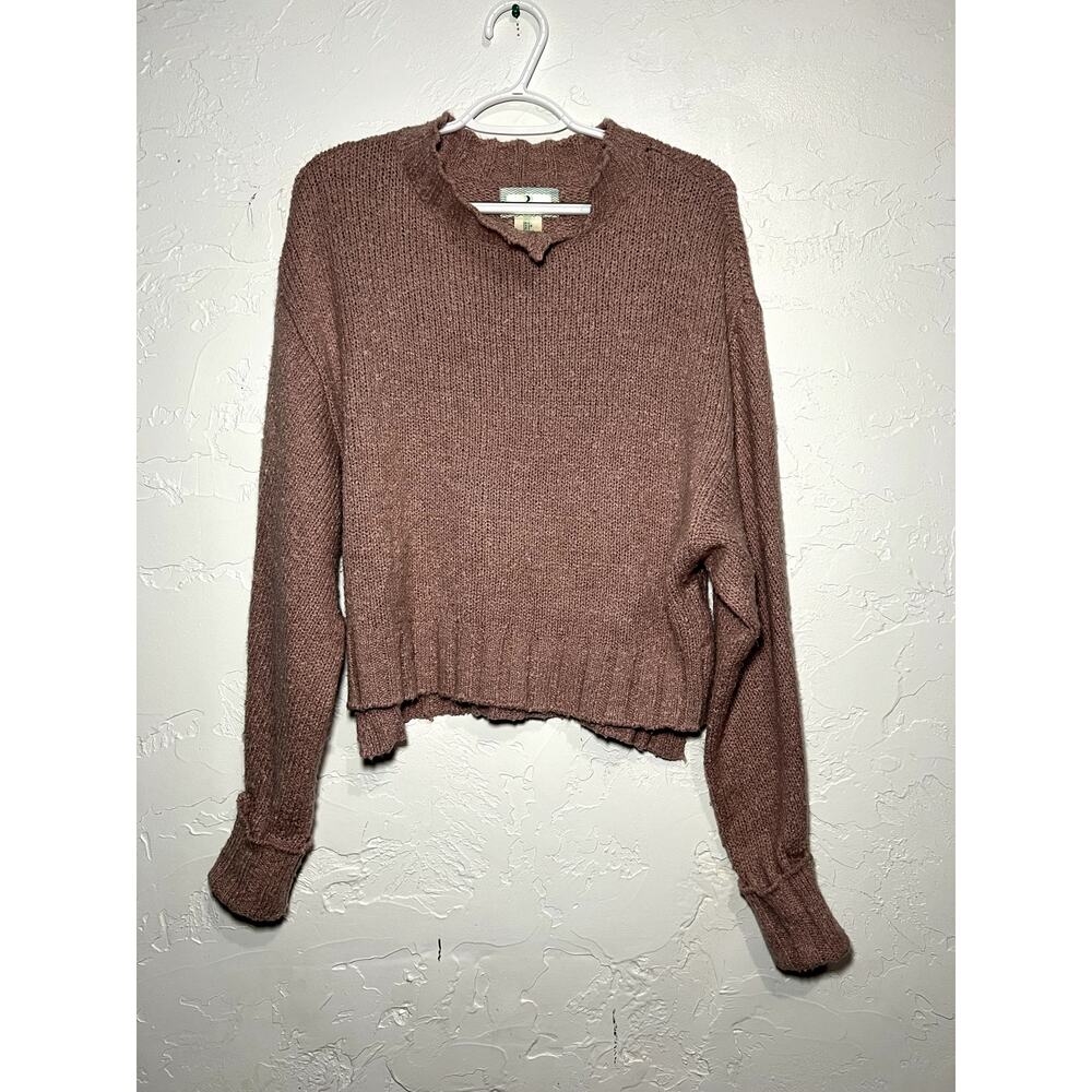 Ruby Moon knit grunge boho chic distressed sweater womens small goblincore